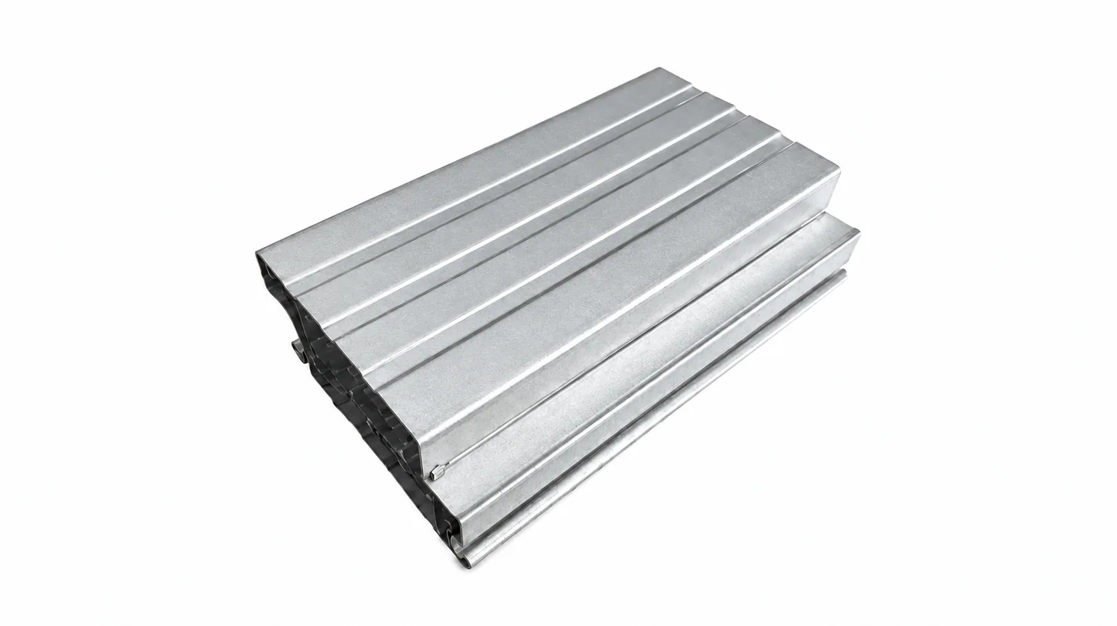 GDI 60 0.7 mm galvanized double-wall fire slat with fireproof filler (EI 120)
