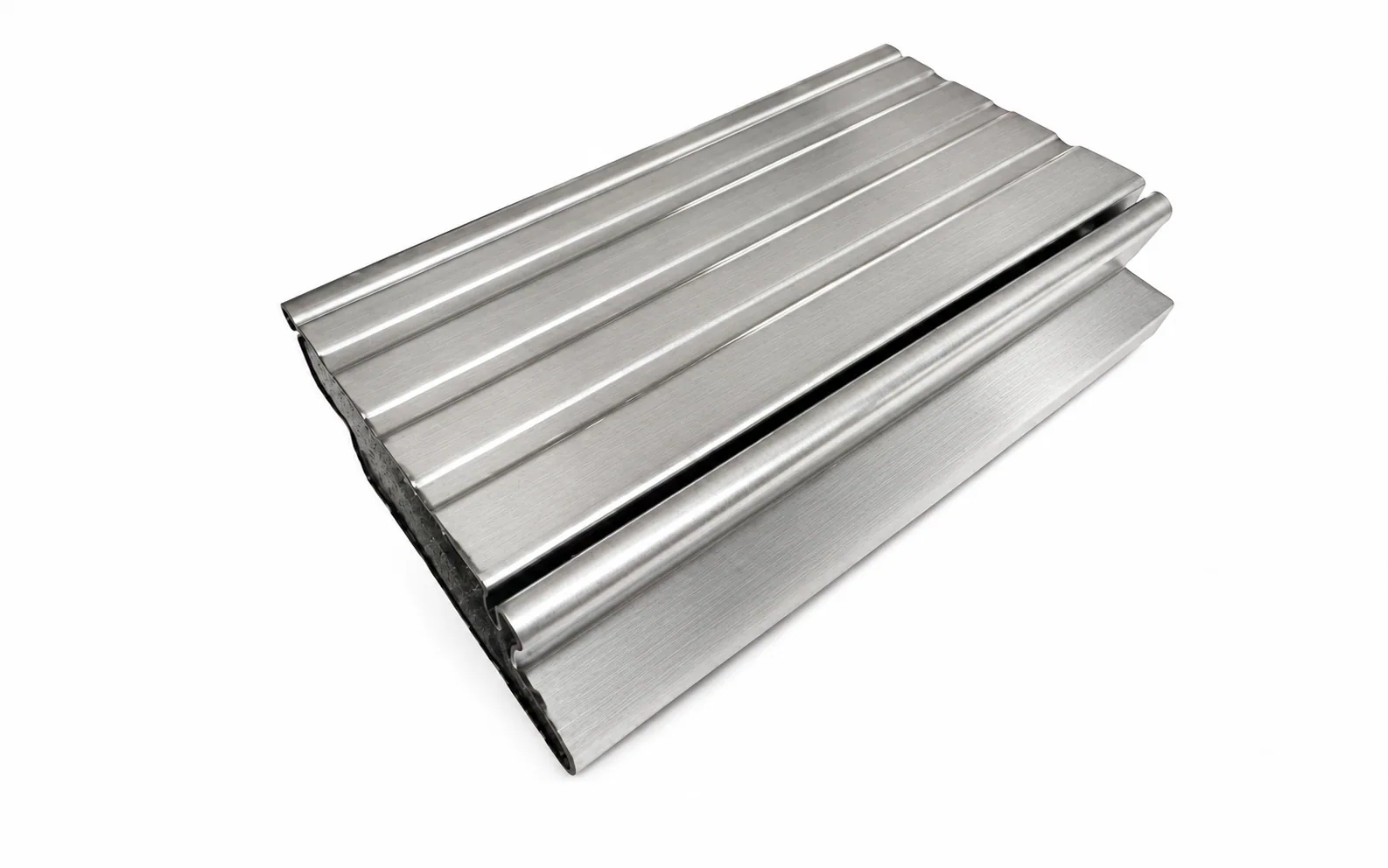 SDI 60 0.7 mm stainless double-wall fire slat with fireproof filler (EI 120)