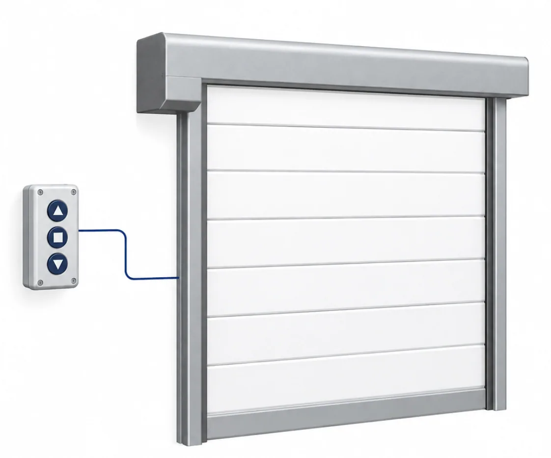 Push-button control illustration