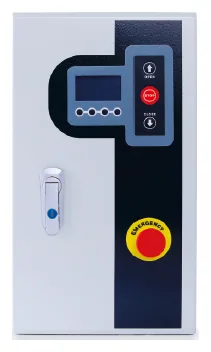 Servo control box A4 PE500 with LCD display and emergency stop
