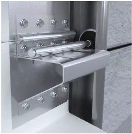 Galvanized hinge