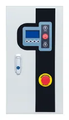 Servo control box A1 PE715 with LCD display and emergency stop