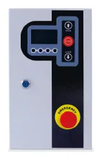 Servo control box A2 PE200 with LCD display and emergency stop