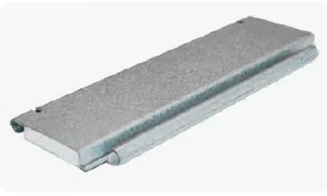 PDI/SDI 100 0.8 mm double-wall slat with fireproof filler