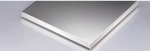 Galvanized steel plate sample