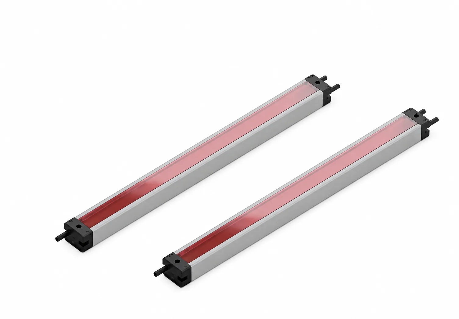 Infrared safety light curtain, pair of sensor bars