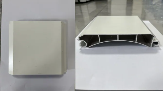 AAD/ADI 140 double-wall aluminum alloy slat, face and section