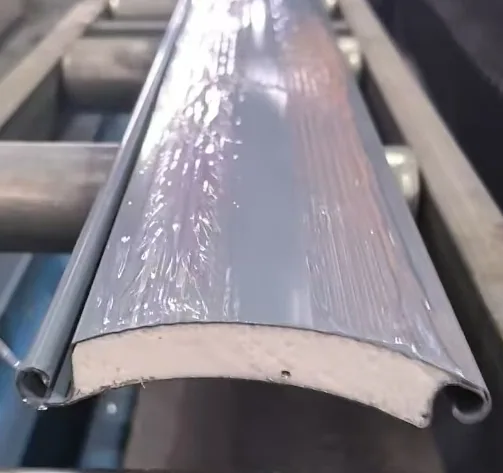 PDI 98 double-layer prepainted steel slat with PU foam core