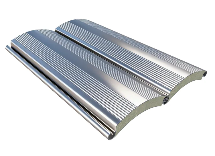 SDI 85 double-layer stainless steel slat with PU foam